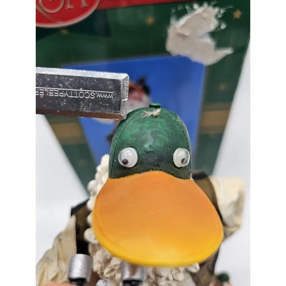 KSA Kurt S‎ Adler RARE Morning Watch Fabriche Santa Duck Hunting Googly Eyes